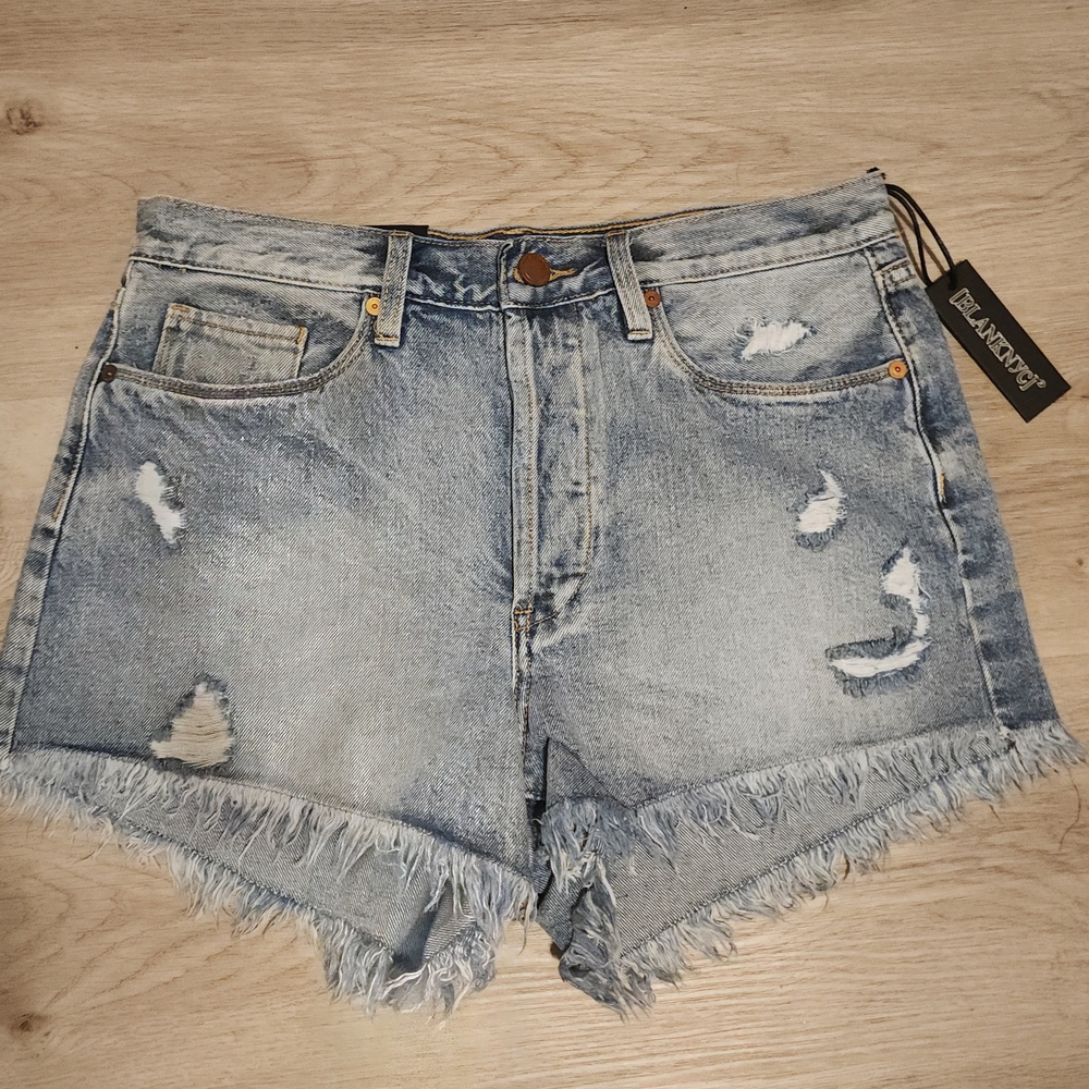 Blank NYC | Distressed Denim Shorts